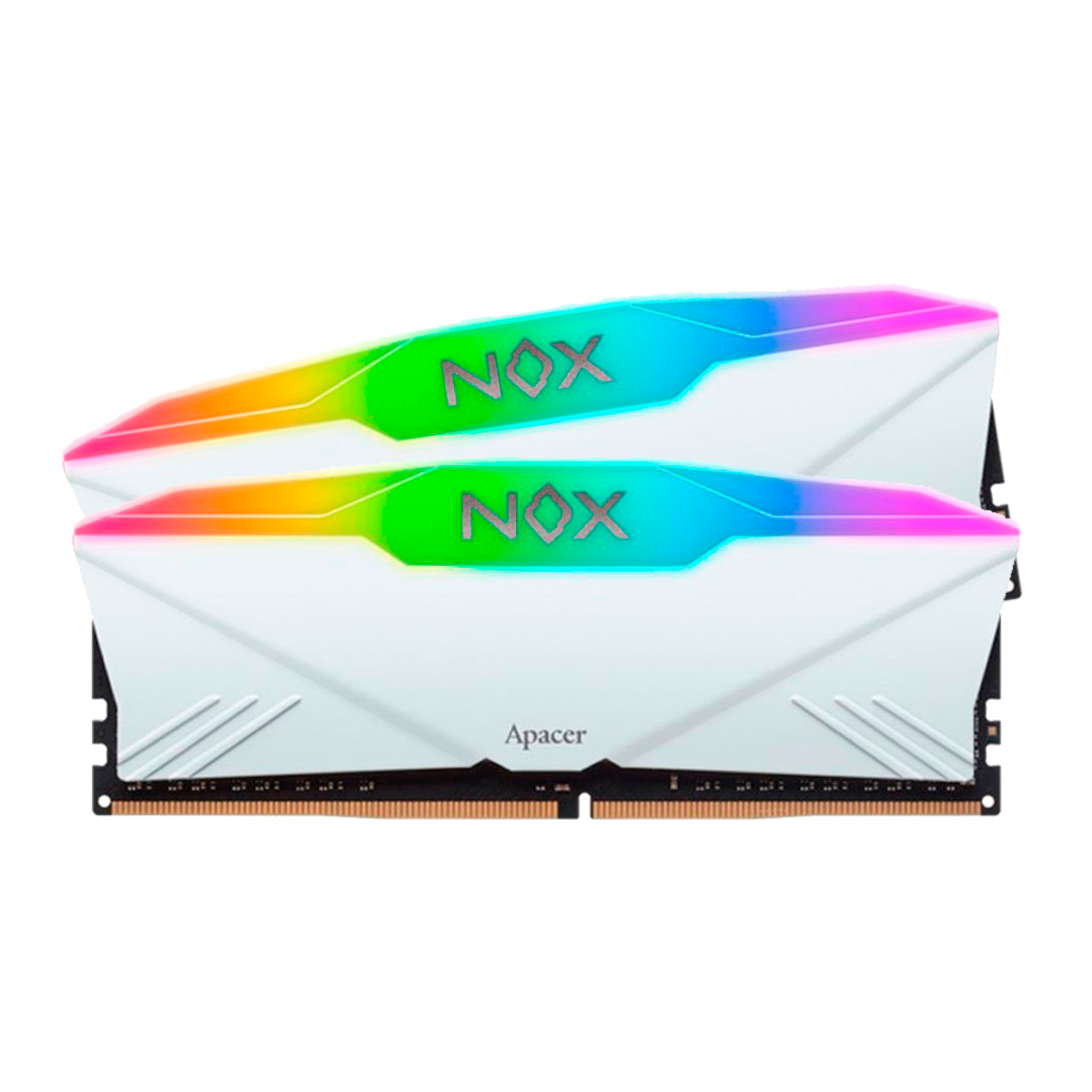 Memoria Ram Apacer Gaming Nox Blanco Rgb Ddr4 32Gb (16GBX2) 3600 Mhz