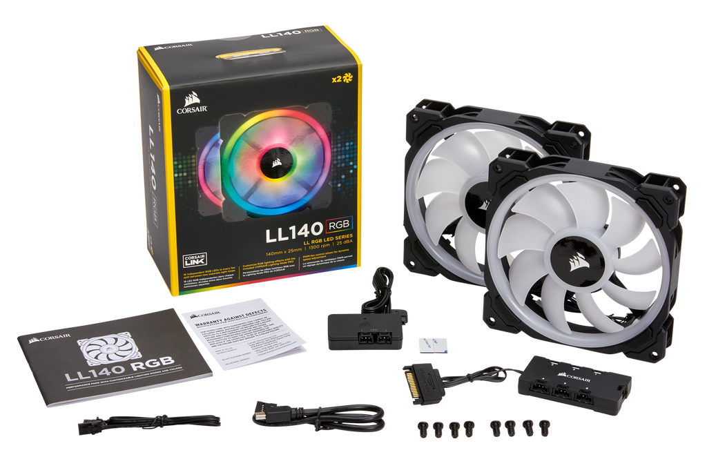 Ventilador Corsair  Ll140 Rgb Dual Pack 140 Mm
