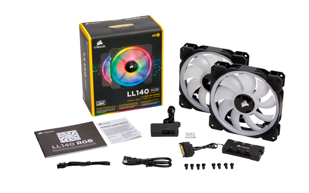 Ventilador Corsair  Ll140 Rgb Dual Pack 140 Mm