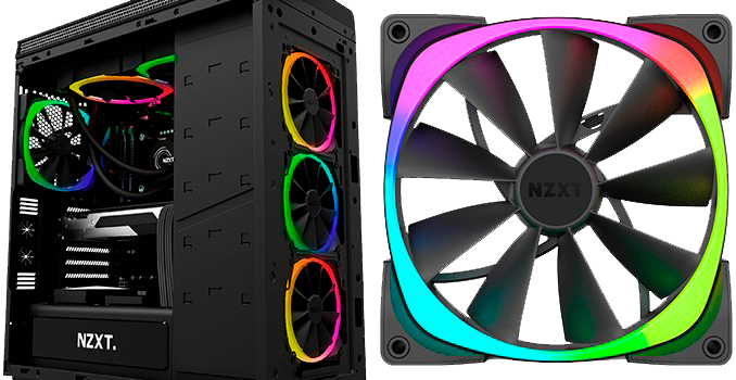 Ventilador Nzxt Rf-Ar120-B1 Rgb 120Mm
