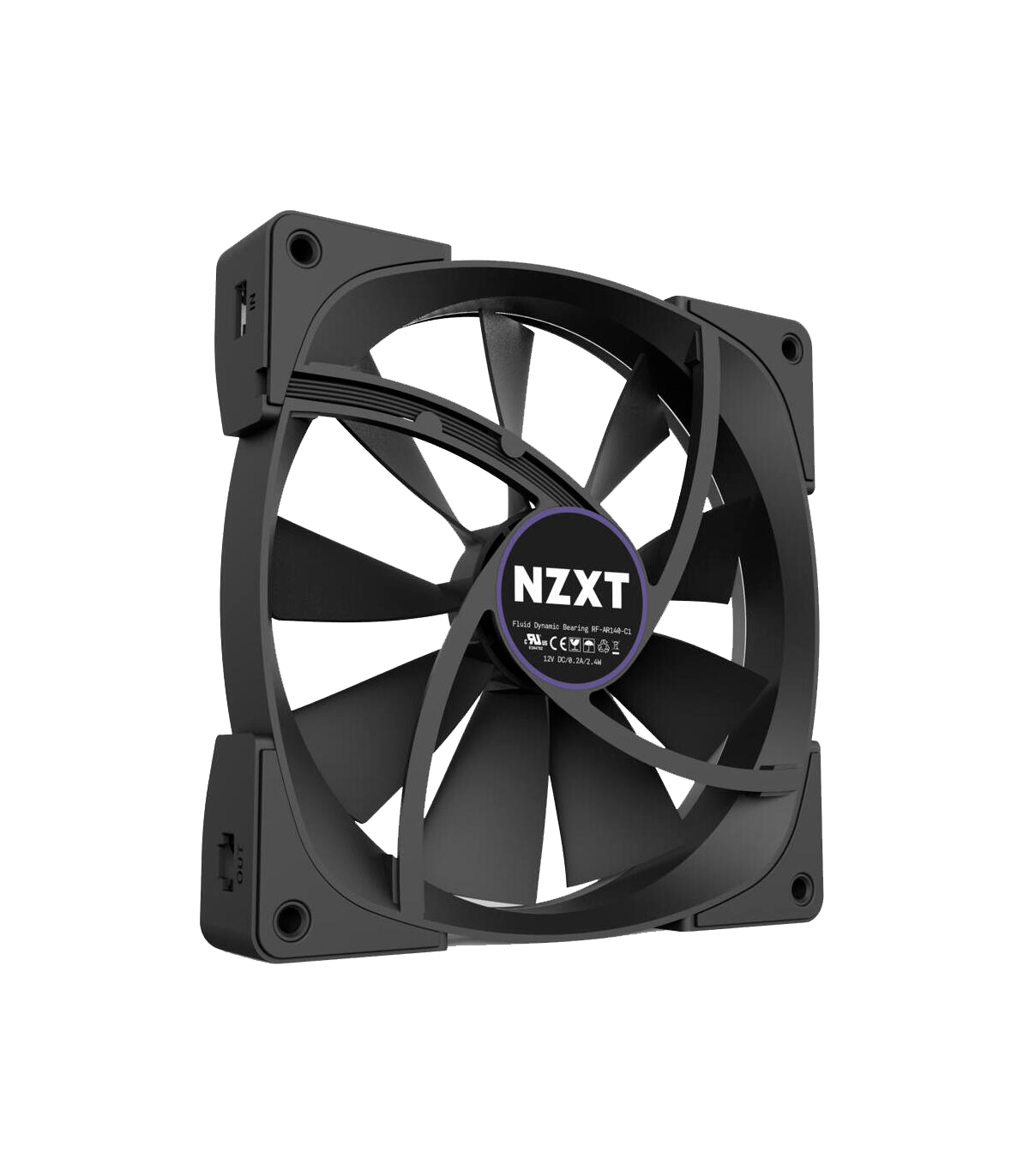 Ventilador Nzxt Rf-Ar140-C1 Rgb 140 Mm