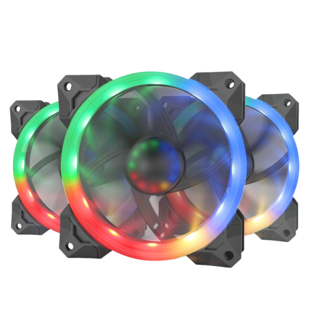 Ventilador Redragon Gc-F008 Rgb 120 Mm + Control
