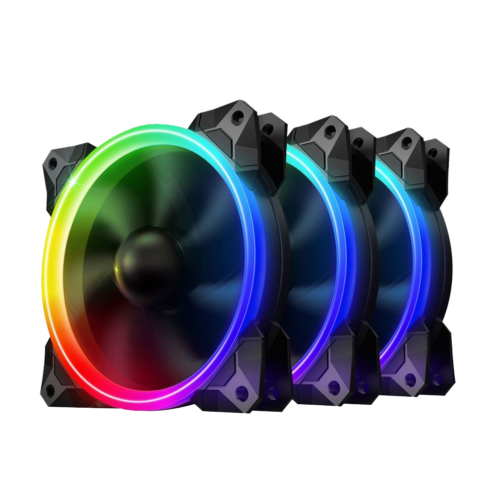 Ventilador Redragon Gc-F008 Rgb 120 Mm + Control