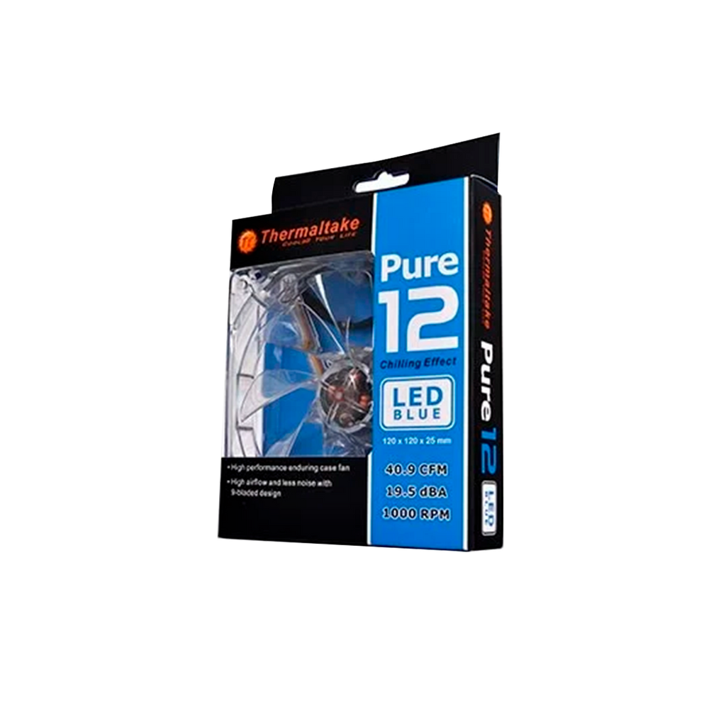 Ventilador Thermaltake  Pure 12 Led Blue 120 Mm