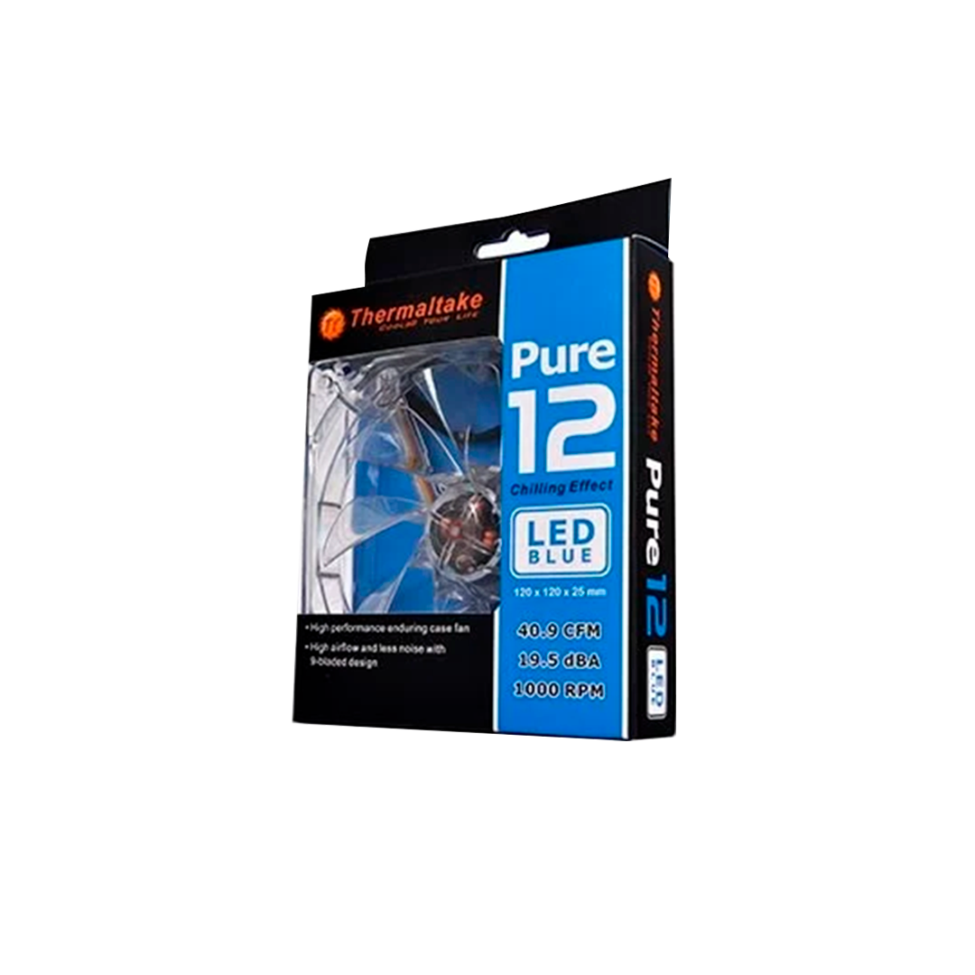 Ventilador Thermaltake  Pure 12 Led Blue 120 Mm