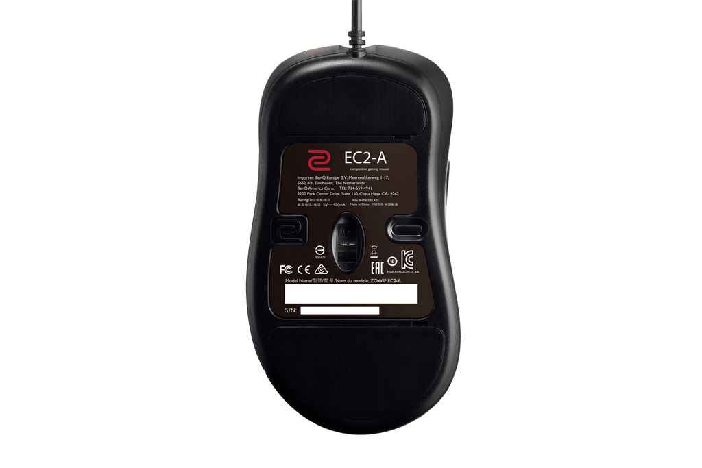 Mouse Benq  Ec2-A Negro Cableado Usb 3.200 Dpi
