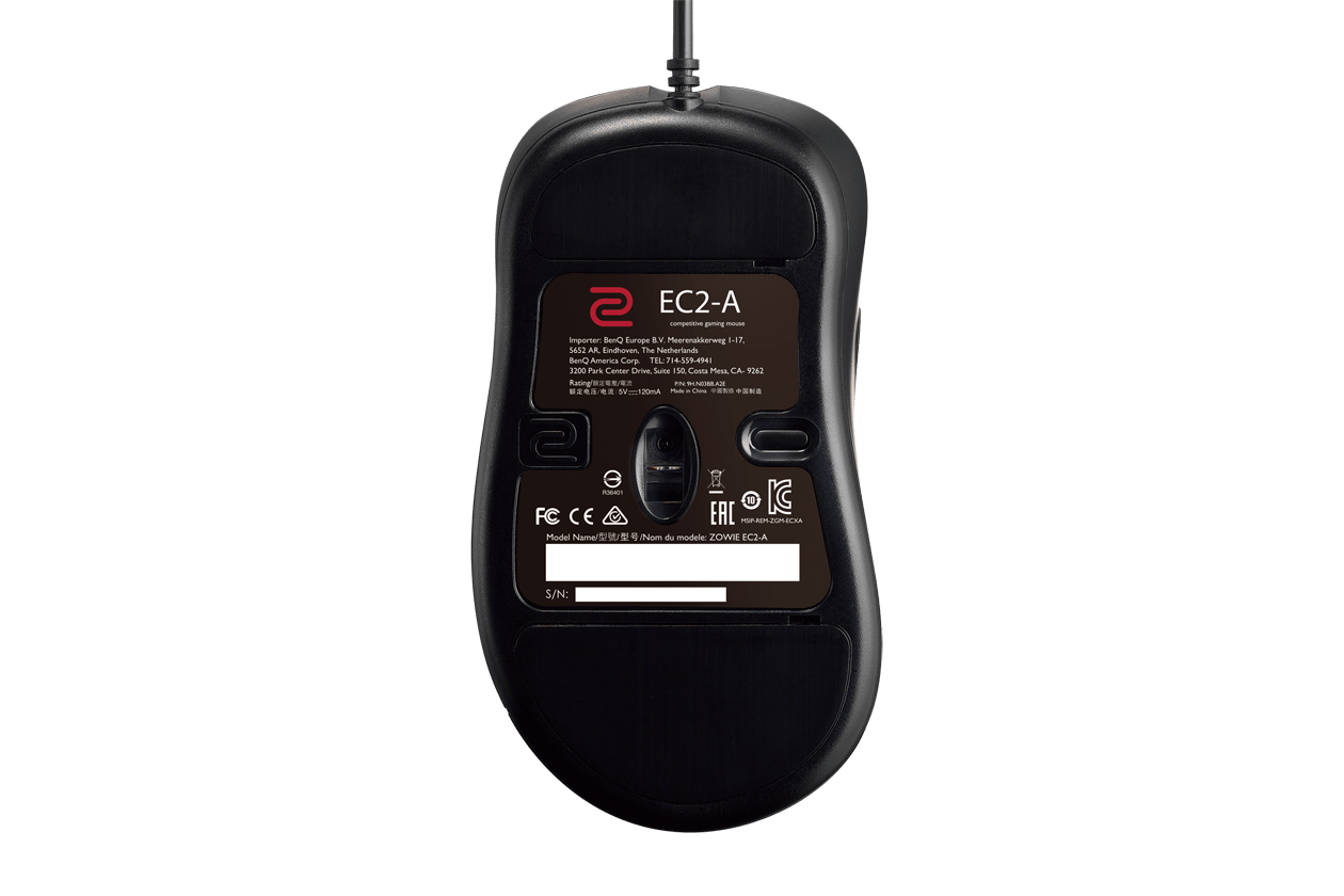 Mouse Benq  Ec2-A Negro Cableado Usb 3.200 Dpi