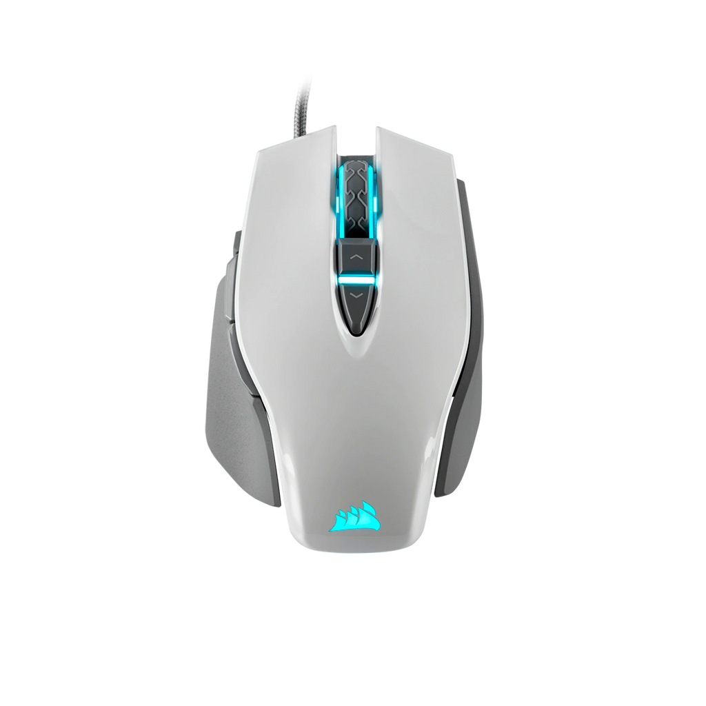 Mouse Corsair  M65 Rgb Elite Fps Blanco  18.000 Dpi