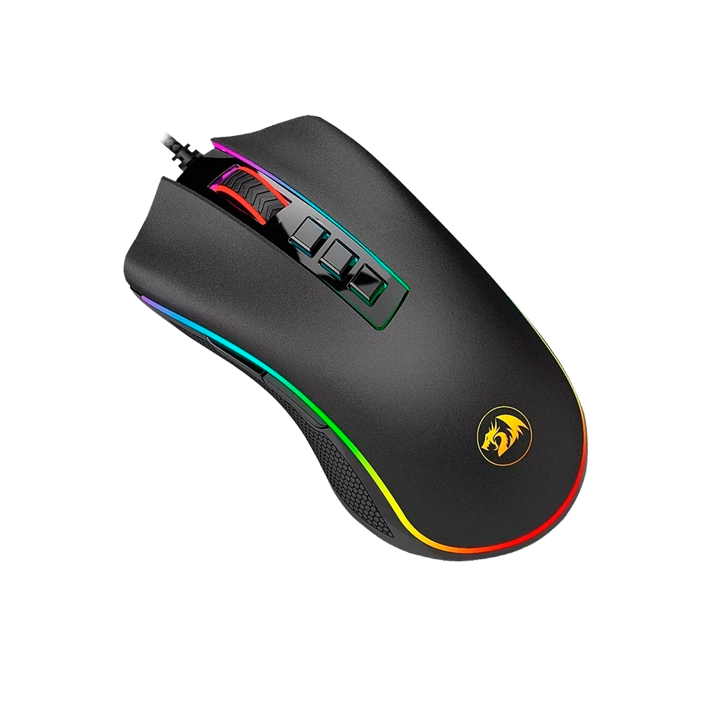 Mouse Redragon M711 Rgb Cobra Negro 10.000 Dpi