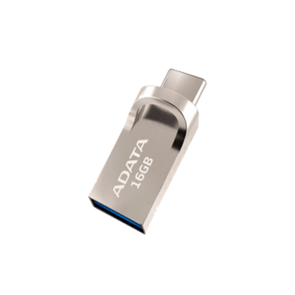 Pendrive Adata Uc370 16Gb Otg Usb-A 3.1 Y Usb-C Dorado