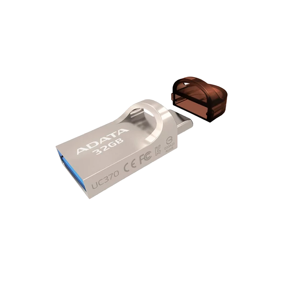 Pendrive Adata  Uc370 32Gb Otg Usb-A 3.1 Y Usb-C Dorado