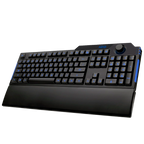 Teclado Azio Kb501 Membrana Usb Led Azul