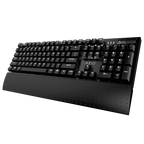Teclado Azio Mgk1-K Mecánico Led Blanca Switch Marrón
