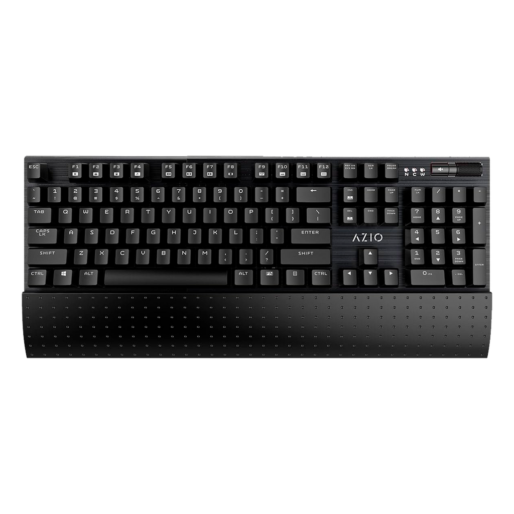 Teclado Azio Mgk1-K Mecánico Led Blanca Switch Marrón