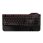 Teclado Azio Mgk-L80-02 Mecánico Led Roja  Switch Azul