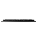 Teclado Azio Mk-Hue-Bk  Negro Mecánico Led Blanca  Switch Outemu Marron