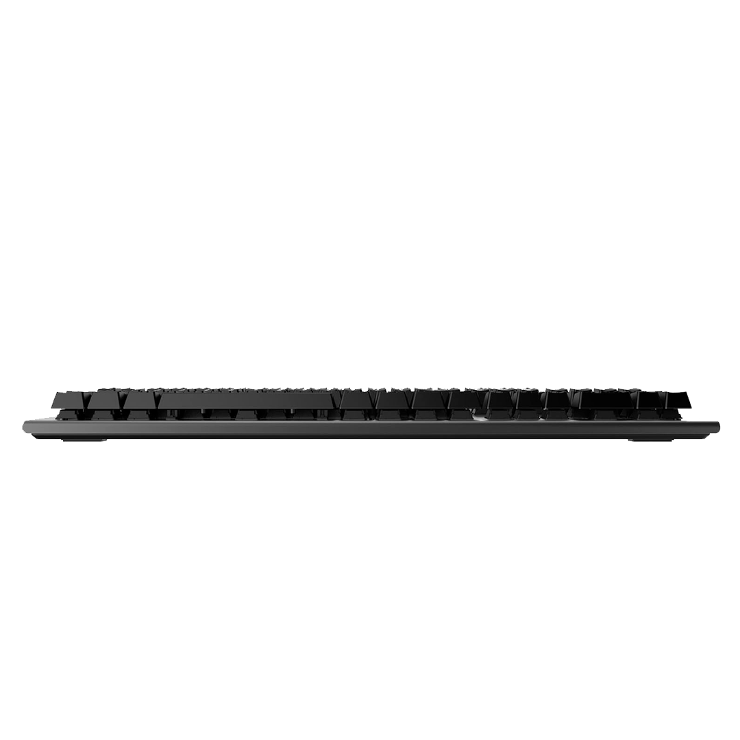 Teclado Azio Mk-Hue-Bk  Negro Mecánico Led Blanca  Switch Outemu Marron