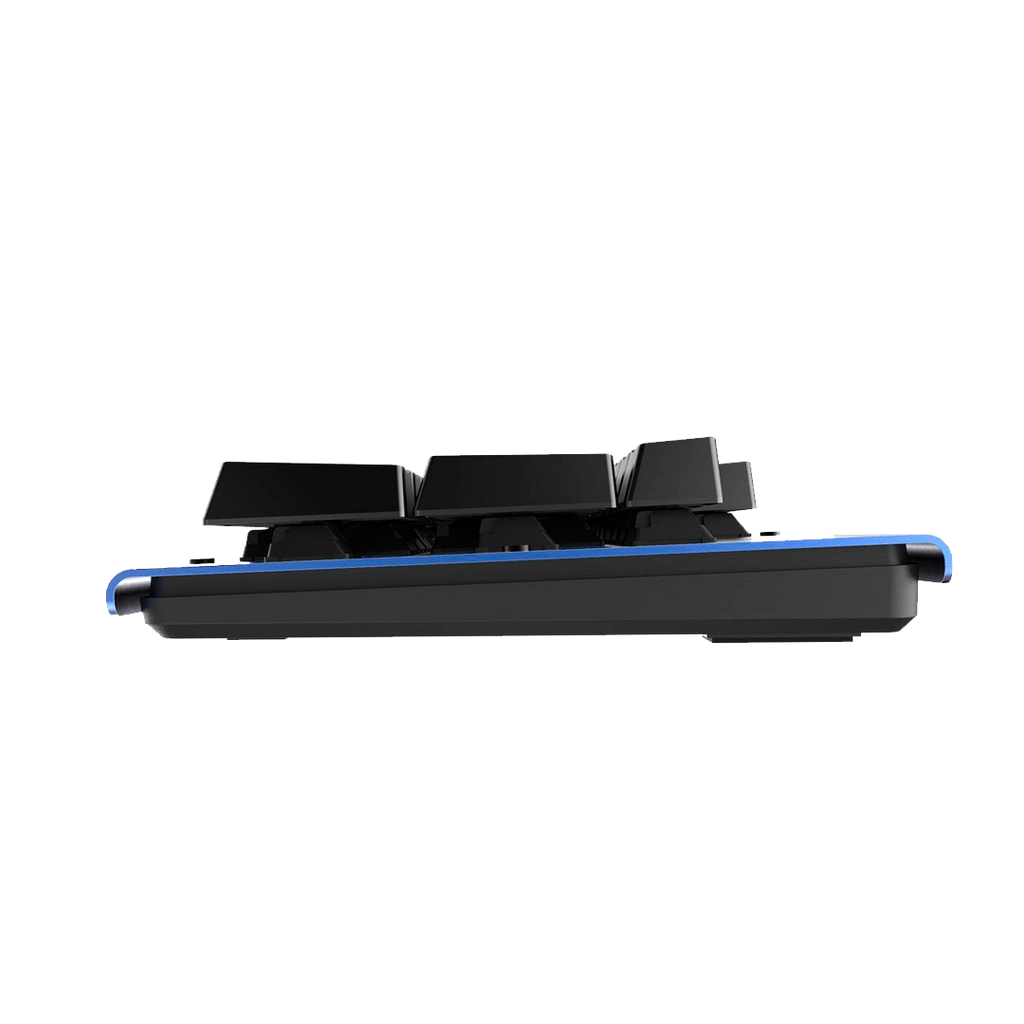 Teclado Azio Mk-Hue-Bu  Azul Mecánico Led Blanca  Switch Outemu Marron
