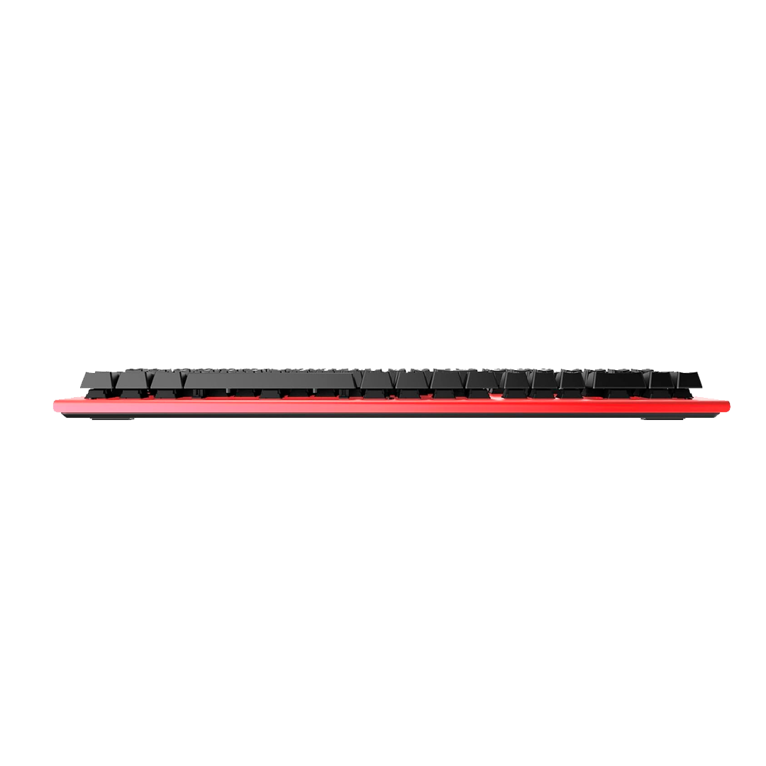 Teclado Azio Mk-Hue-Rd  Rojo Mecánico Led Blanca  Switch Outemu Marron