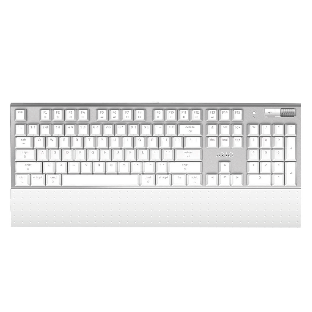 Teclado Azio Mk-Mac-Bt01 Mecánico Para Mac Led Blanca  Switch Marron