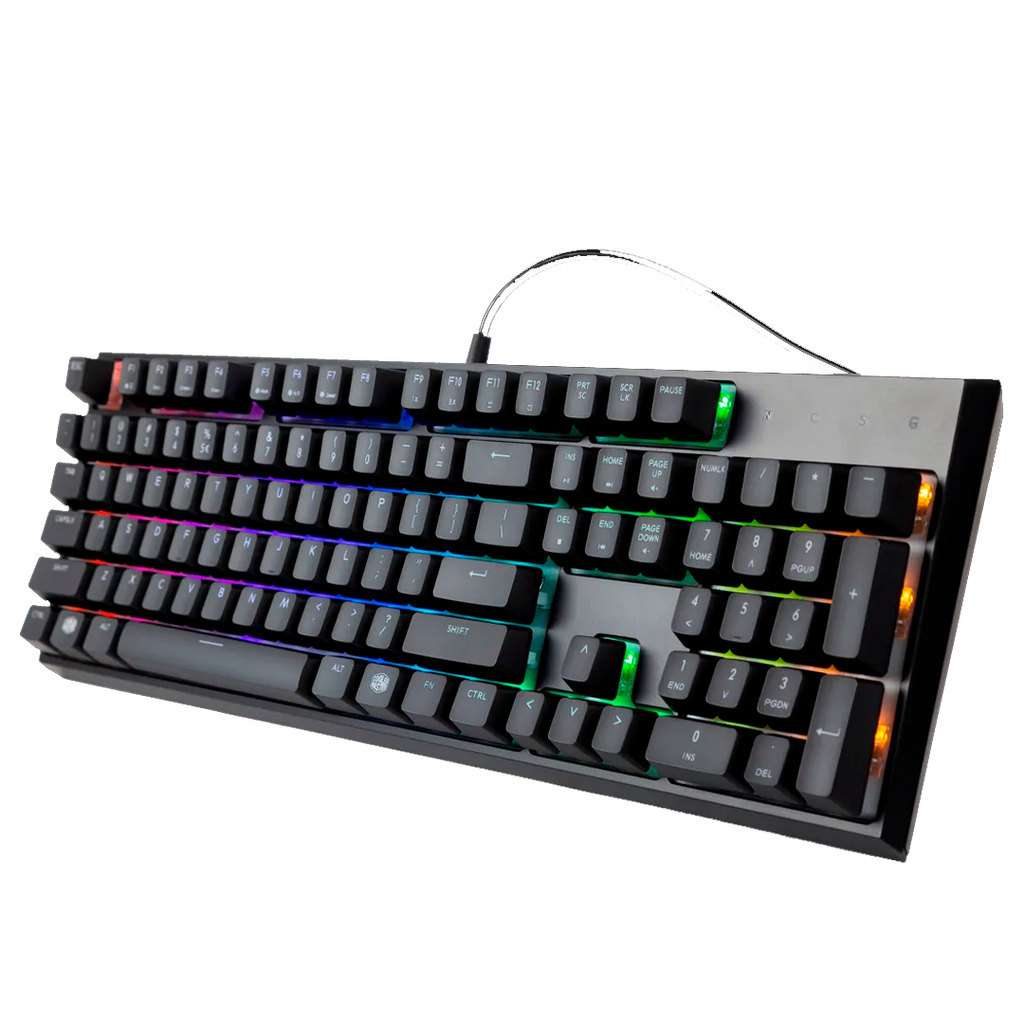 Teclado Cool Master Combo Masterset Ms120 Rgb Mecánico Ingles