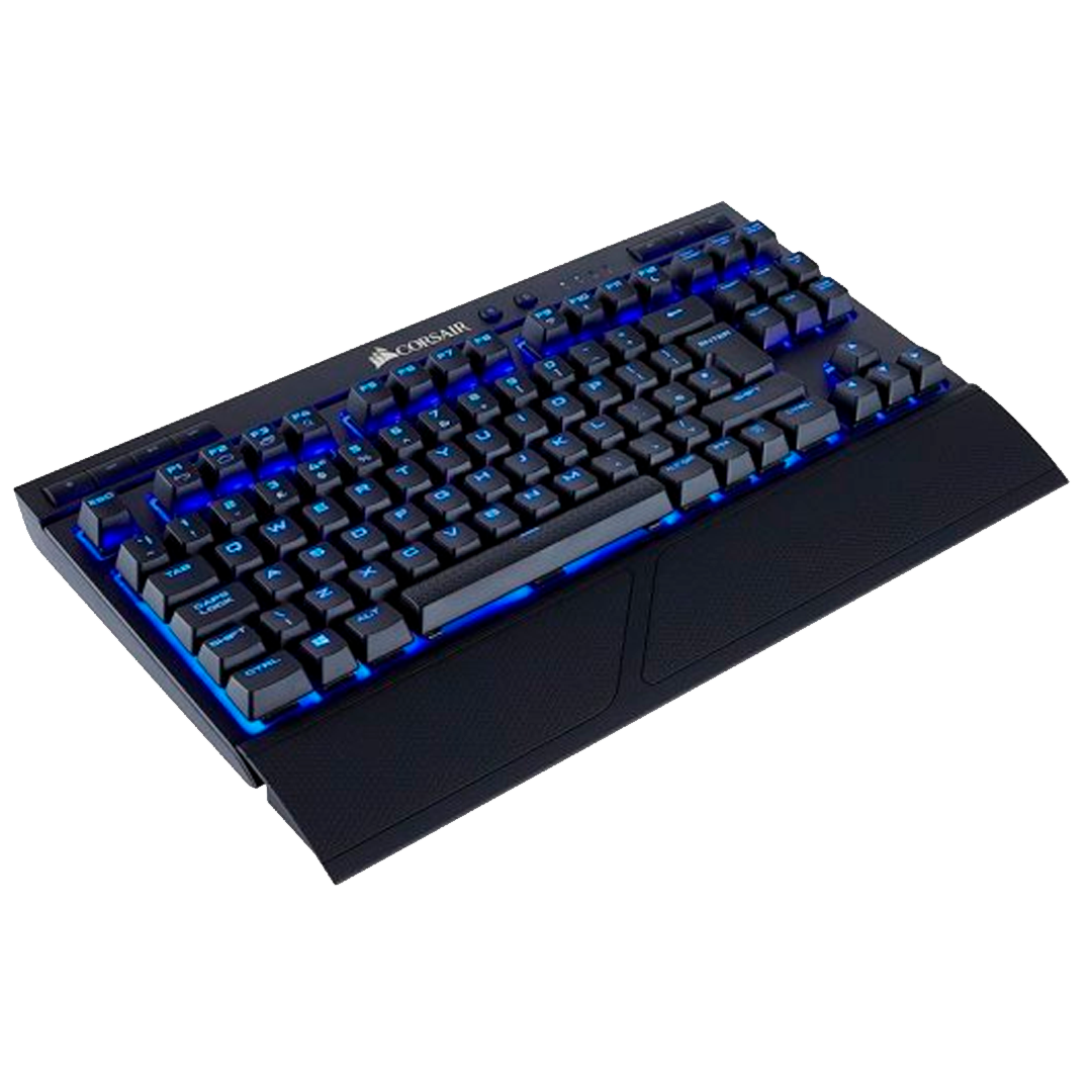 Teclado Corsair  K63 Led Azul Mecánico Inalámbrico Cherry Mx Rojo