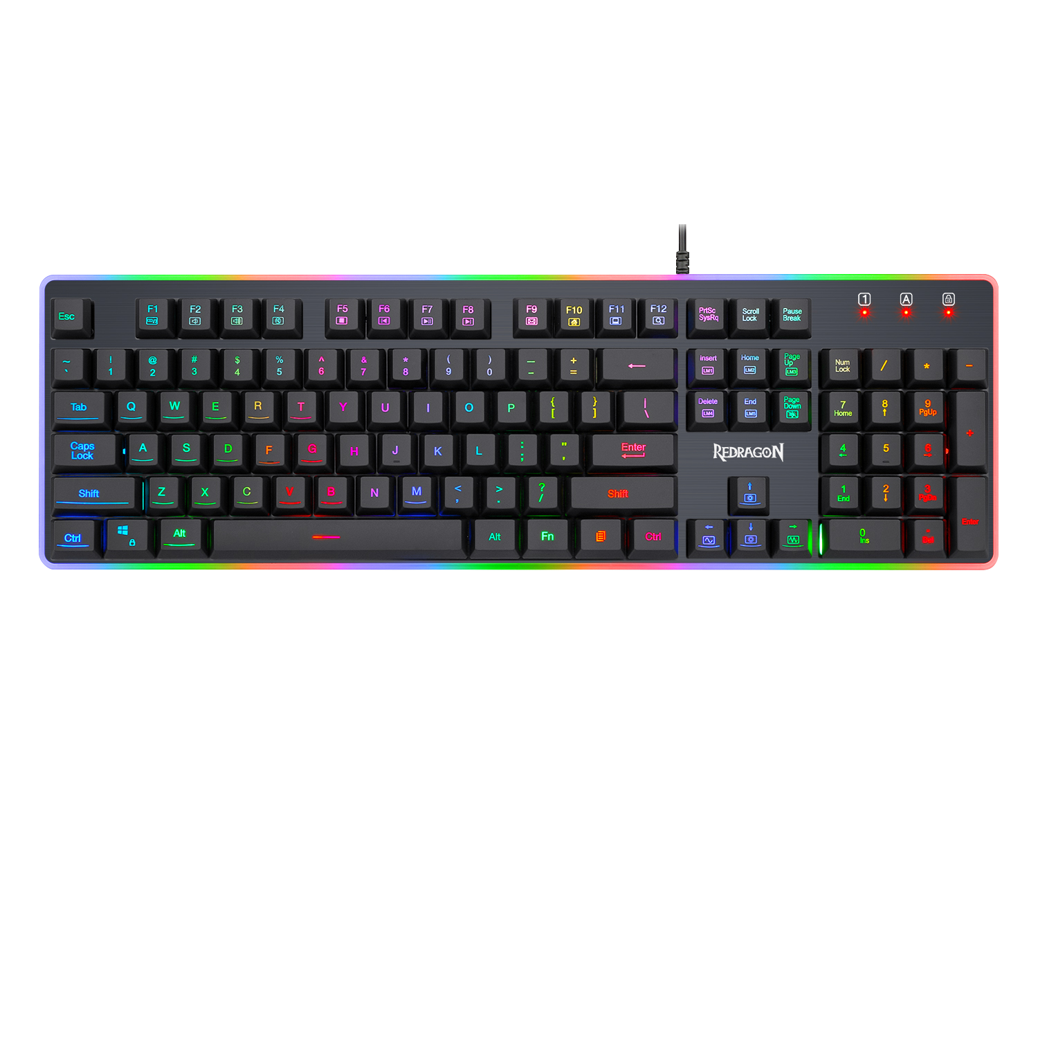Teclado Redragon K509 Dyaus 2 Rgb Membrana Español