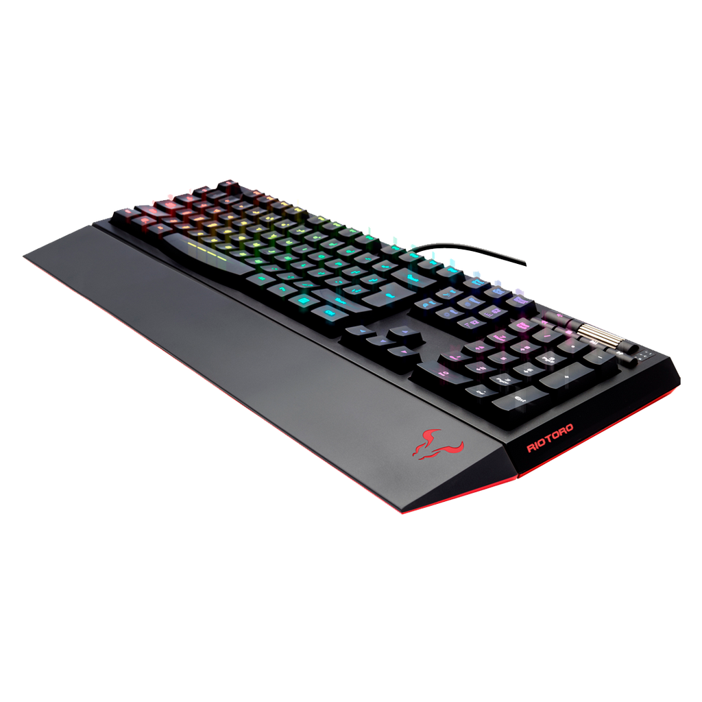 Teclado Riotoro Ghostwriter Classic Rgb Membrana Usb