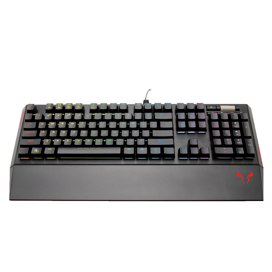 Teclado Riotoro Ghostwriter Classic Rgb Membrana Usb