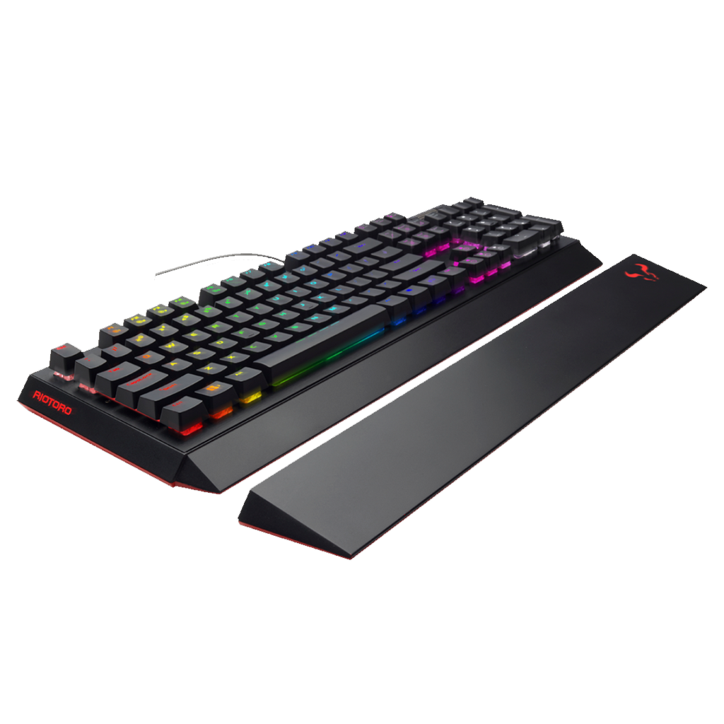 Teclado Riotoro Ghostwriter Classic Rgb Membrana Usb