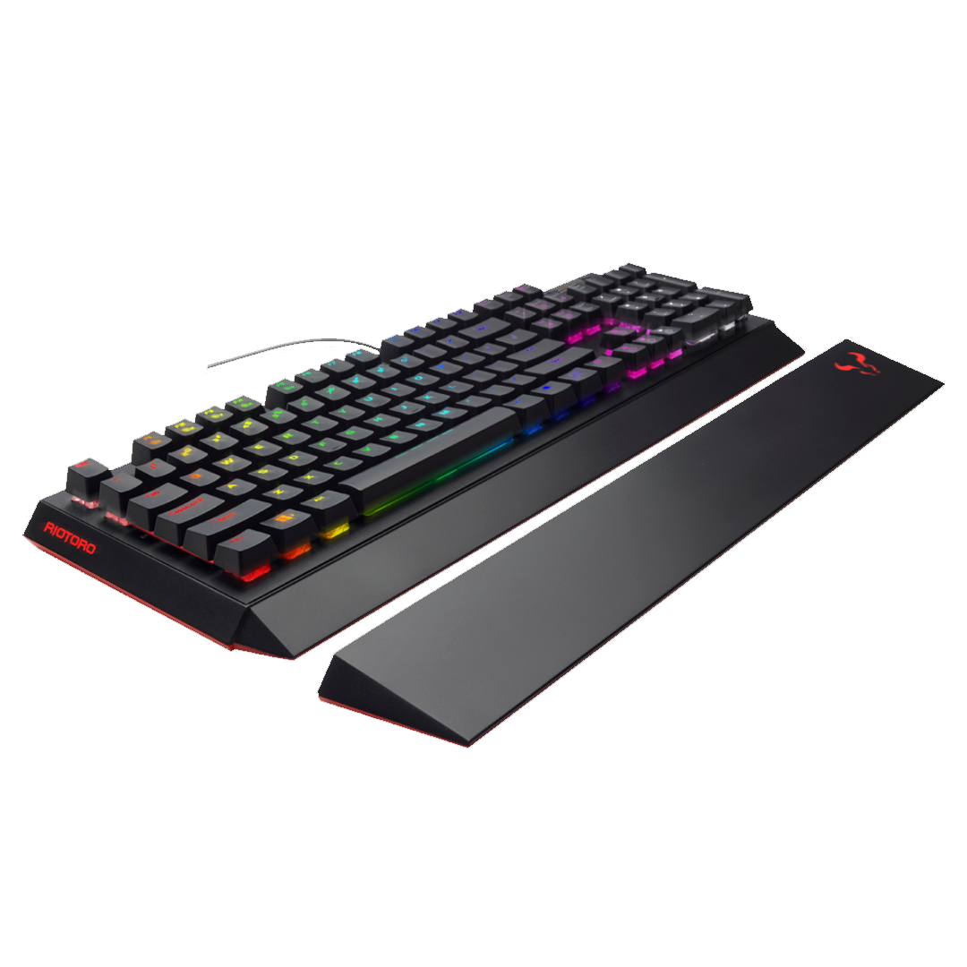 Teclado Riotoro Ghostwriter Classic Rgb Membrana Usb
