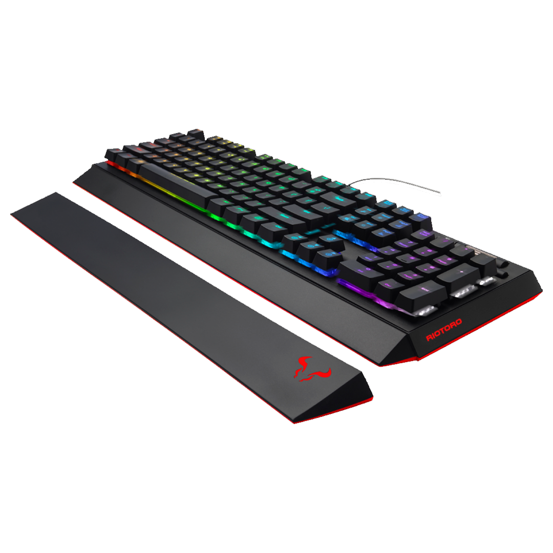 Teclado Riotoro Ghostwriter Classic Rgb Membrana Usb