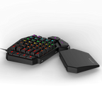 Teclado Redragon K585 Diti Rgb Mecánico Ingles Switch Marrón