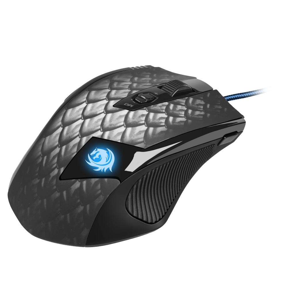 Mouse Sharkoon Drakonia Negro Gaming  8.200 Dpi