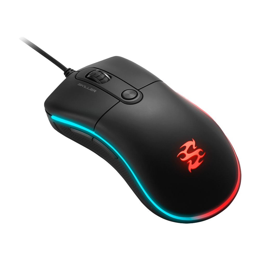 Mouse Sharkoon Skiller Sgm2 Gaming Rgb Optico Negro 6.400 Dpi