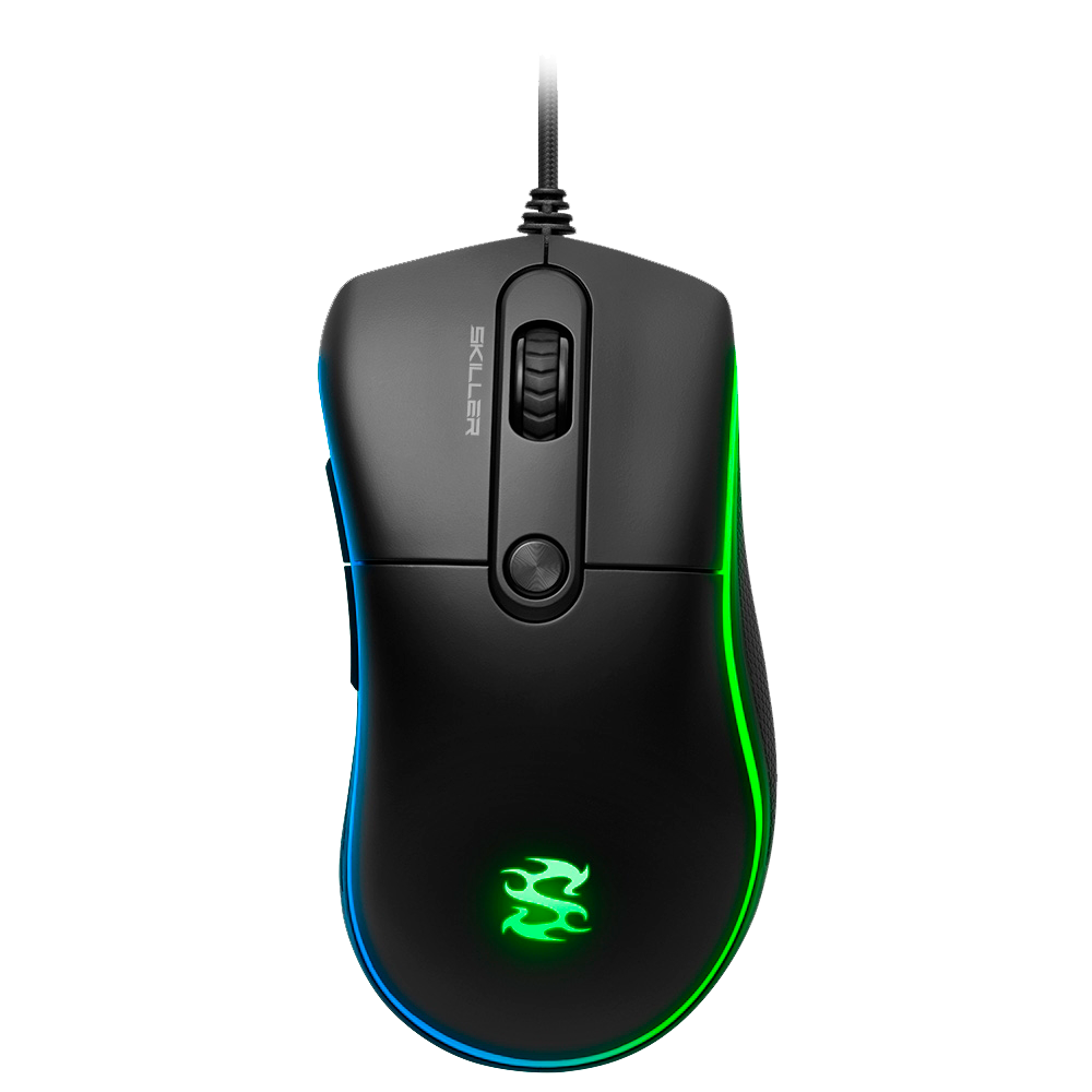 Mouse Sharkoon Skiller Sgm2 Gaming Rgb Optico Negro 6.400 Dpi