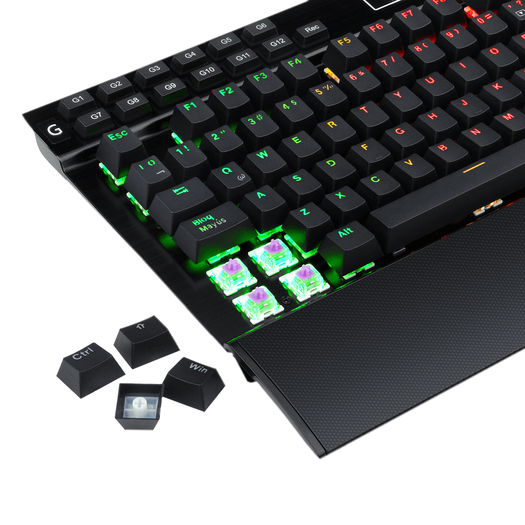 Teclado Redragon K550 Yama Rgb Mecánico  Español Switch Púrpura