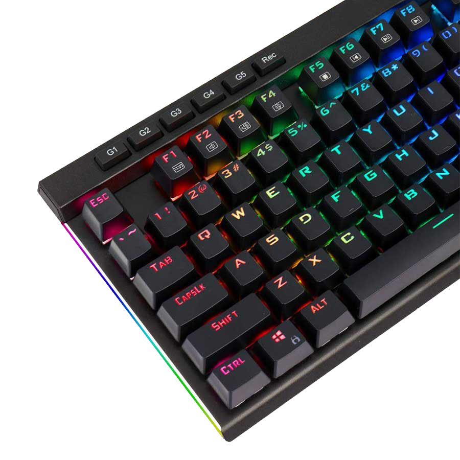 Teclado Redragon K580 Vata Pro Rgb  Mecánico Español Switch Rojo
