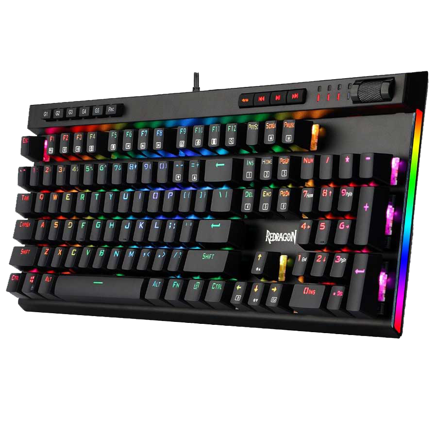 Teclado Redragon K580 Vata Pro Rgb  Mecánico Español Switch Rojo