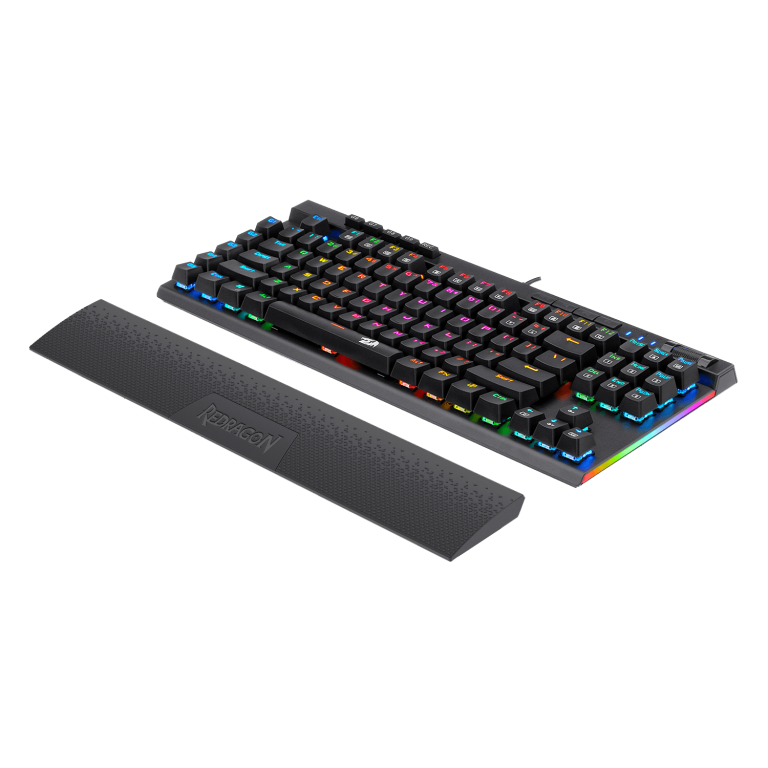 Teclado Redragon K587 Magic Wand Rgb Mecánico Español Switch Azul