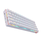 Teclado Redragon K530W Draconic Rgb  Blanco Mecánico Switch Marrón