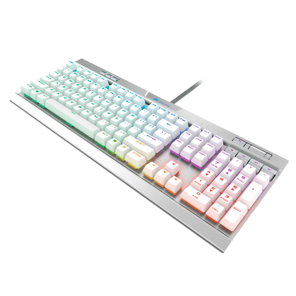 Teclado Corsair K70 Rgb Mk.2 Se Blanco Mecánico Switch Cherry Mx
