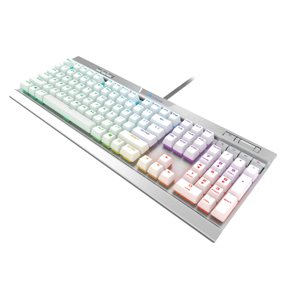 Teclado Corsair K70 Rgb Mk.2 Se Blanco Mecánico Switch Cherry Mx