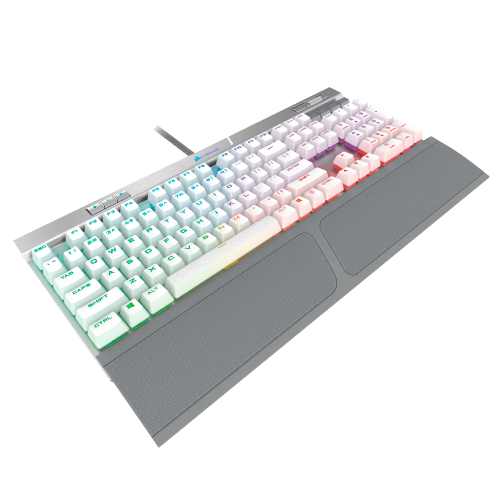 Teclado Corsair K70 Rgb Mk.2 Se Blanco Mecánico Switch Cherry Mx