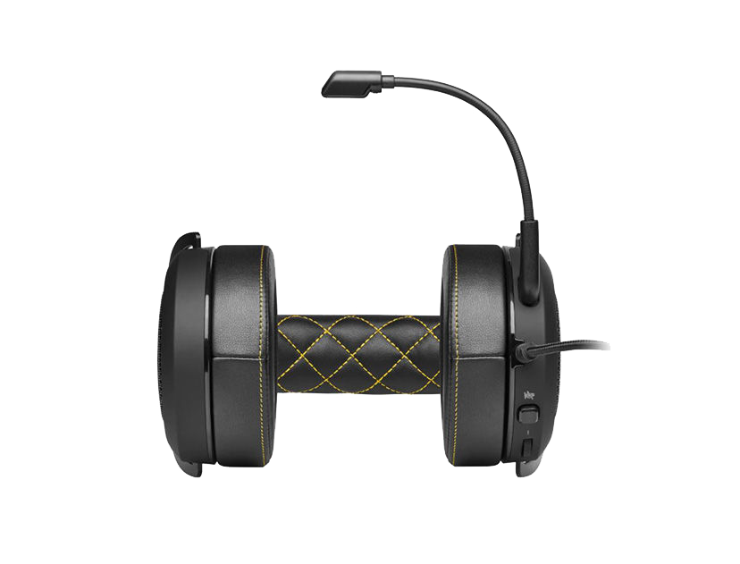 Audifono Corsair Hs60 Pro Amarillo 7.1 Envolvente 3,5 Mm