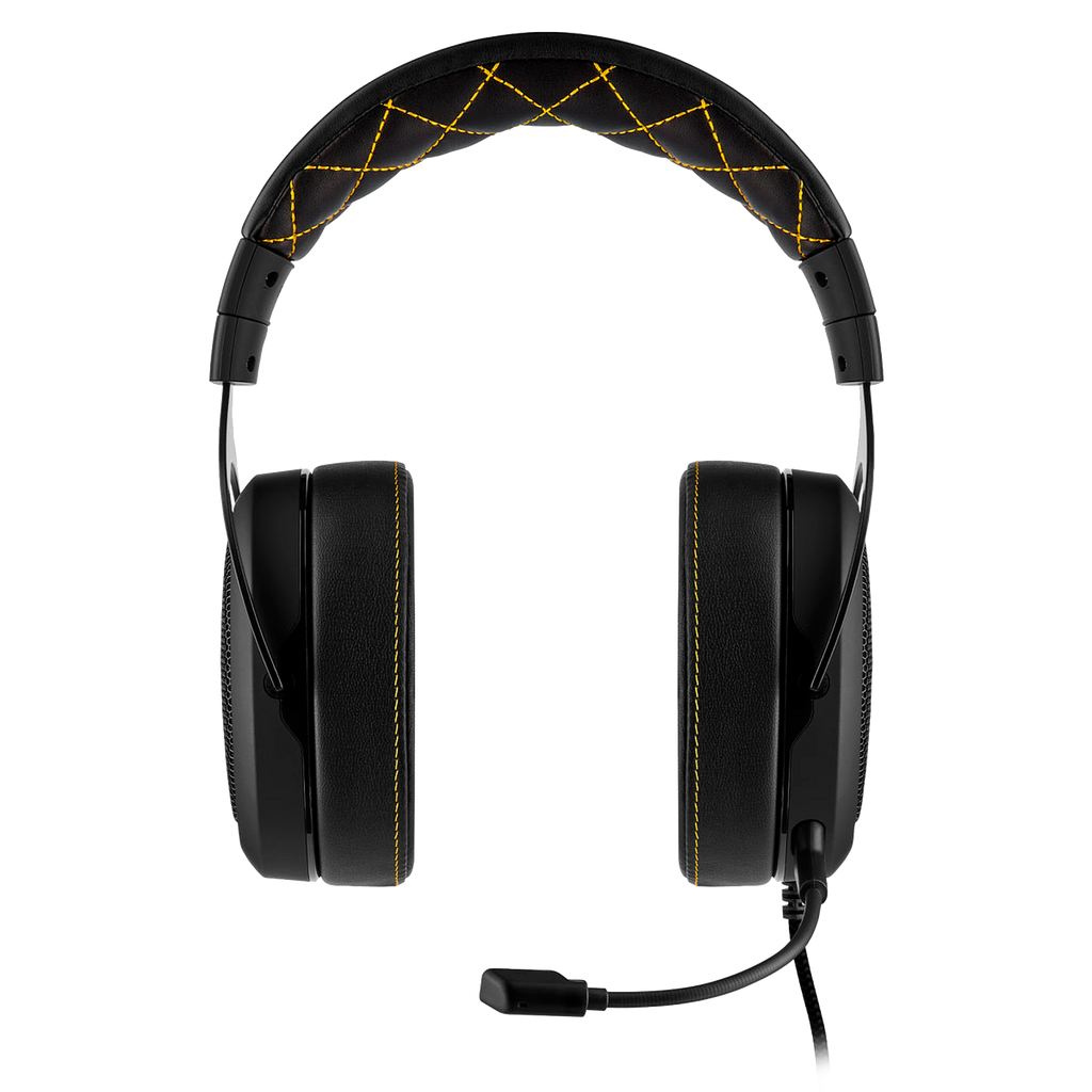 Audifono Corsair Hs60 Pro Amarillo 7.1 Envolvente 3,5 Mm
