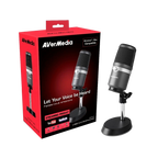 Microfono Avermedia  Am310  Godwit Unidireccional, Usb, 3,5Mm
