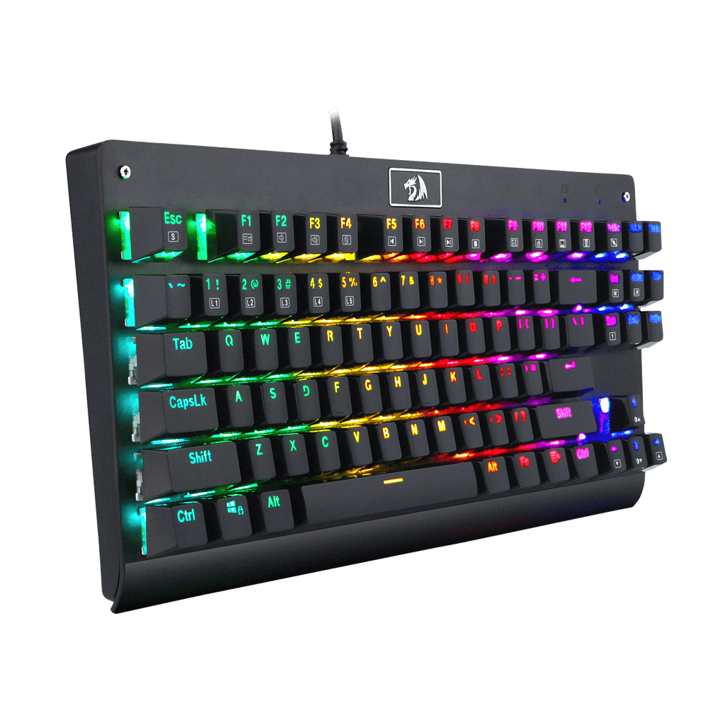 Teclado Redragon K568  Dark Avenger Rgb Mecánico Español Switch Rojo