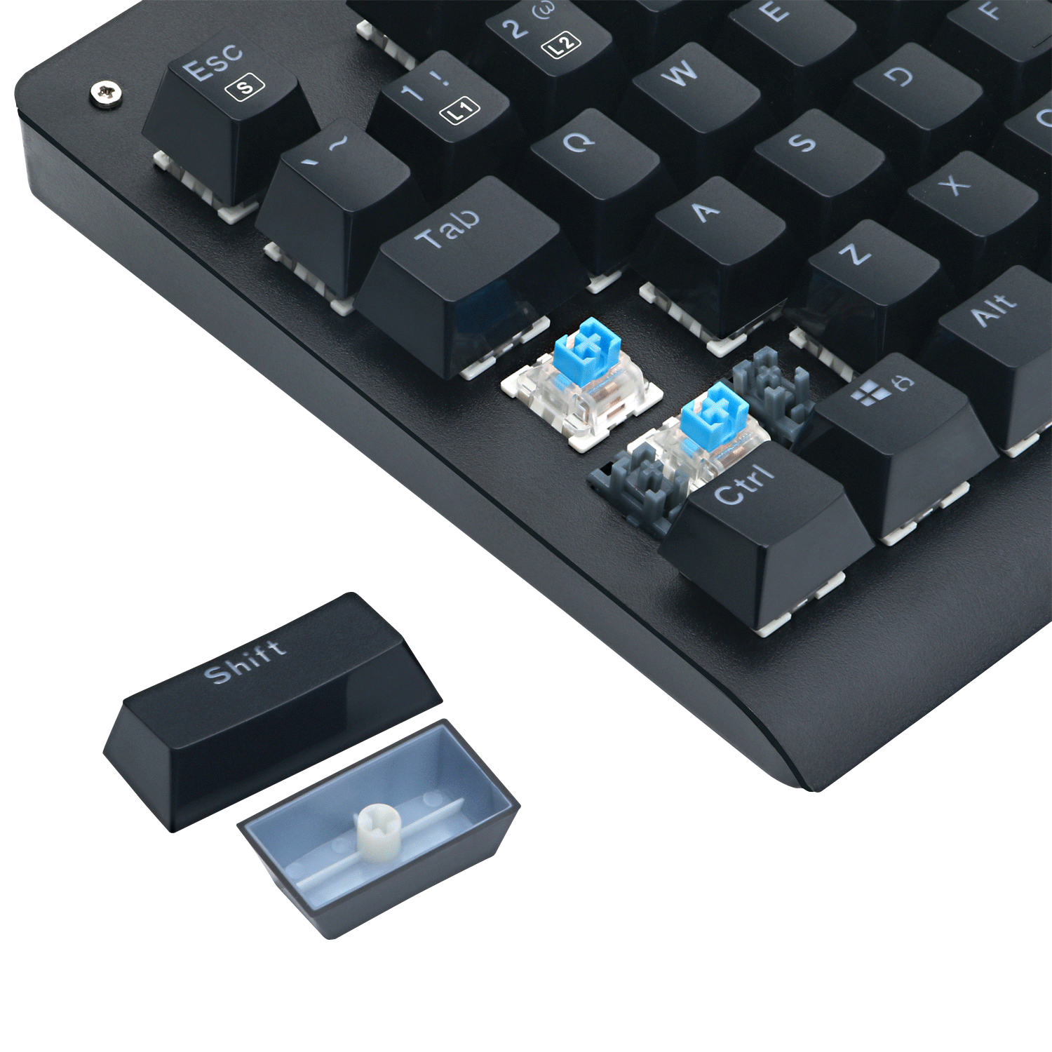 Teclado Redragon K568  Dark Avenger Rgb Mecánico Español Switch Rojo