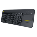 Teclado Logitech K400 Membrana Inalámbrico Touchpad Integrado